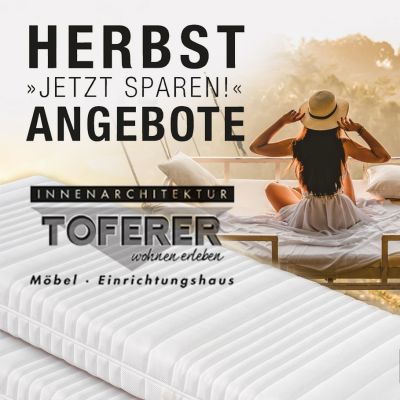 Matratzen-Aktion von Elastica Schlafsysteme
jetzt bei
Innenarchitektur Toferer
Möbel - Einrichtungshaus
Gasteiner Straße 40
5500 Bischofshofen
www.moebel-toferer.at          ...